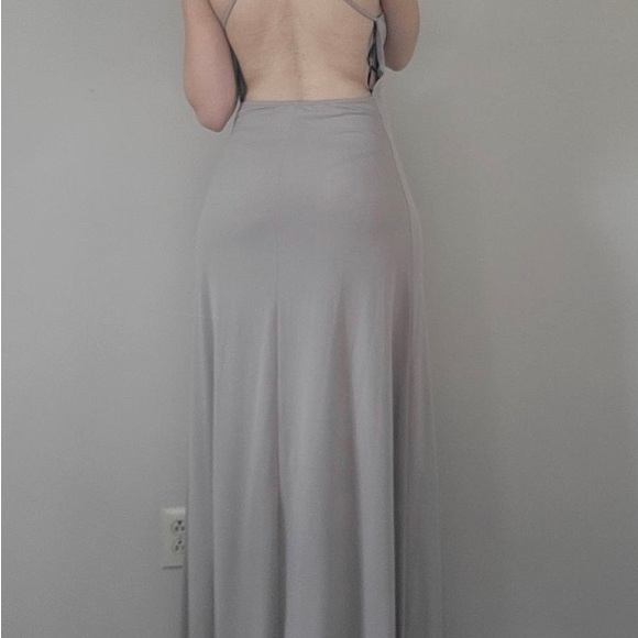 Forever 21 Women's Cream and Tan Dress - Picture 4 of 5